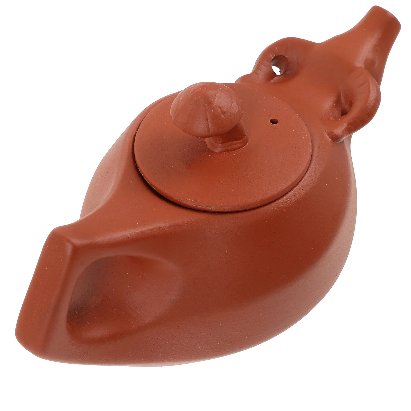 Portable Small Purple Clay Teapot Retro Design Ergonomic Handle Smooth Mouth Extension Ideal for Loose Leaf Tea 
Portable Small Purple Clay Teapot Retro Design Ergonomic Handle Smooth Mouth Extension Ideal for Loose Leaf Tea