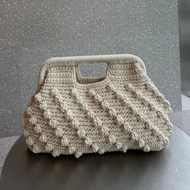 2026 New Style Handmade Woven Bag Fashionable and Versatile Cloud Clasp Bag Women Summer Boho Style Chic Beach Clutch Bag
2026 New Style Handmade Woven Bag Fashionable and Versatile Cloud Clasp Bag Women Summer Boho Style Chic Beach Clutch Bag