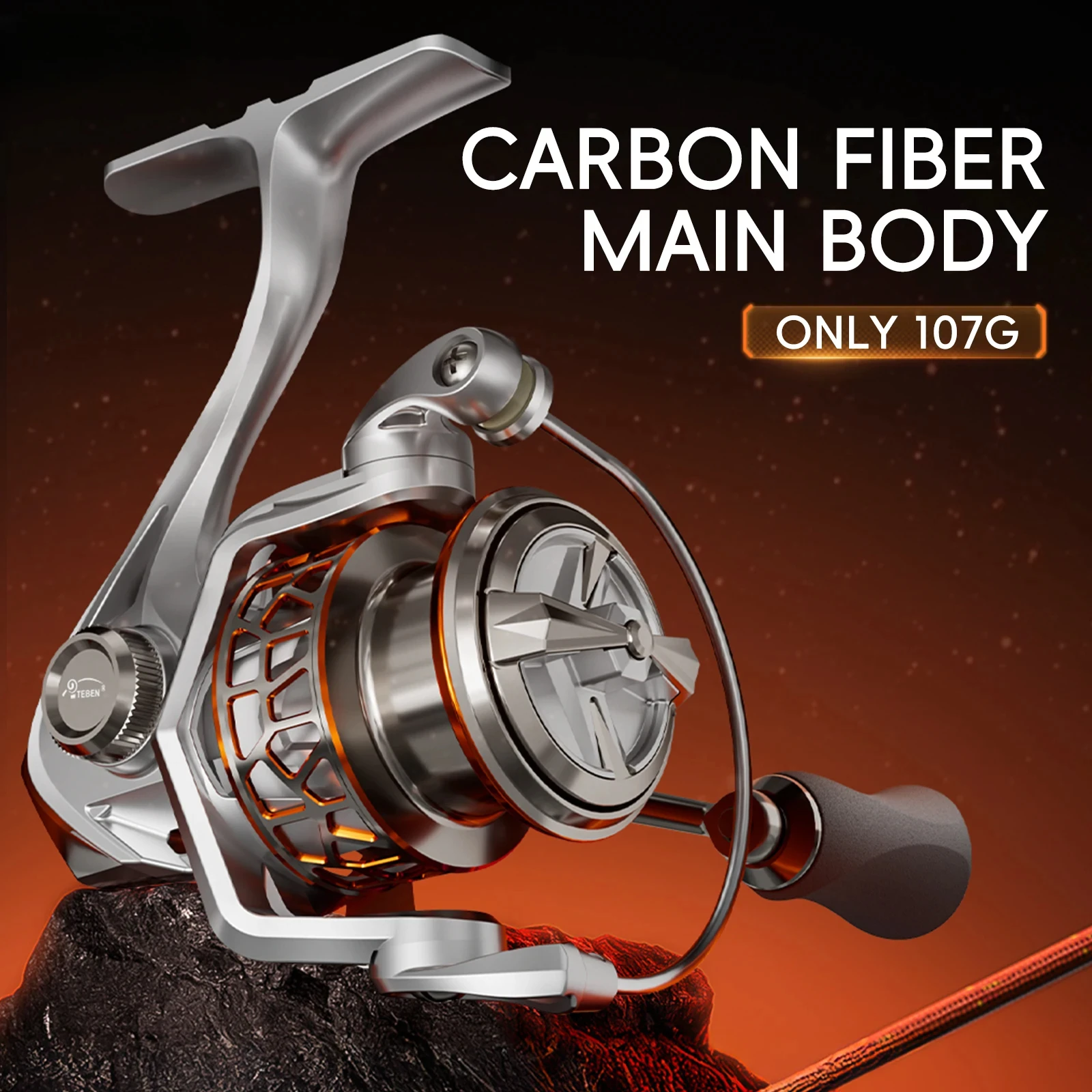 Fishing Spinning Reels High Speed Carbon Fiber Flame Lightweight 109G 5.2:1 Gear Ratio 5+1BB for Saltwater Freshwater Fishing
Fishing Spinning Reels High Speed Carbon Fiber Flame Lightweight 109G 5.2:1 Gear Ratio 5+1BB for Saltwater Freshwater Fishing