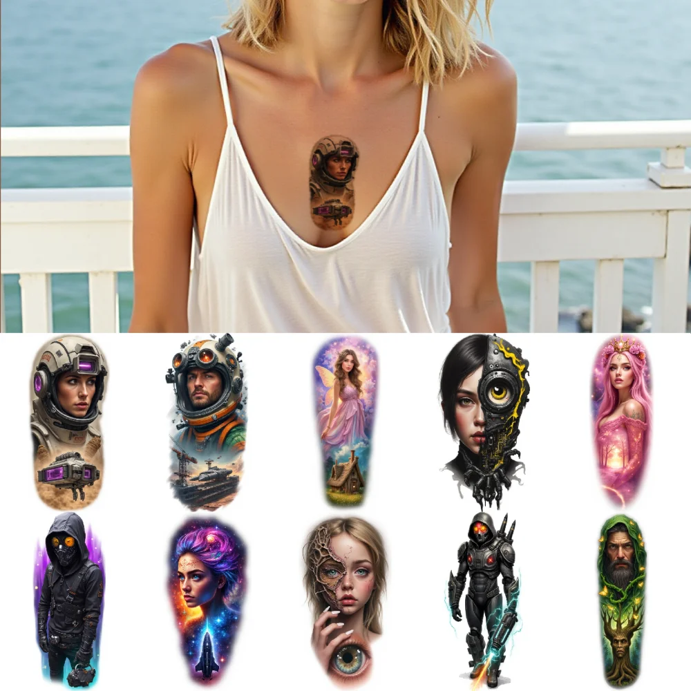 9pcs Temporary Tattoo Waterproof Long-lasting Body Stickers Female Tattoos Musician Warrior Tattoo For Shoulders Adult Male
9pcs Temporary Tattoo Waterproof Long-lasting Body Stickers Female Tattoos Musician Warrior Tattoo For Shoulders Adult Male