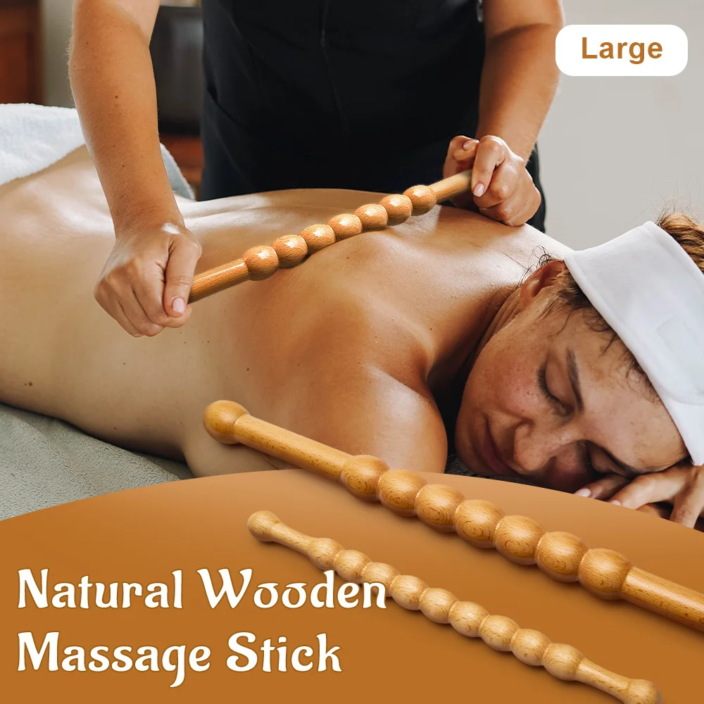 Natural Bamboo Massage Stick Wood Therapy Massager Relieve Muscle Soreness Anti-Fatigue Gua Sha Back Acupuncture Physiotherapy
Natural Bamboo Massage Stick Wood Therapy Massager Relieve Muscle Soreness Anti-Fatigue Gua Sha Back Acupuncture Physiotherapy
