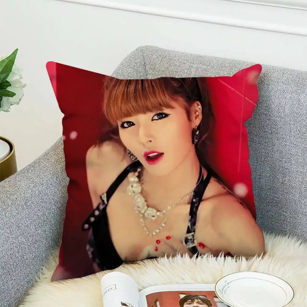 KPOP Kim Hyun A Pillow Case Double-Sided Printing Cushion Cover 45x45 Decorative Cushions Sofa Home Decor Soft Pillowcase 
KPOP Kim Hyun A Pillow Case Double-Sided Printing Cushion Cover 45x45 Decorative Cushions Sofa Home Decor Soft Pillowcase