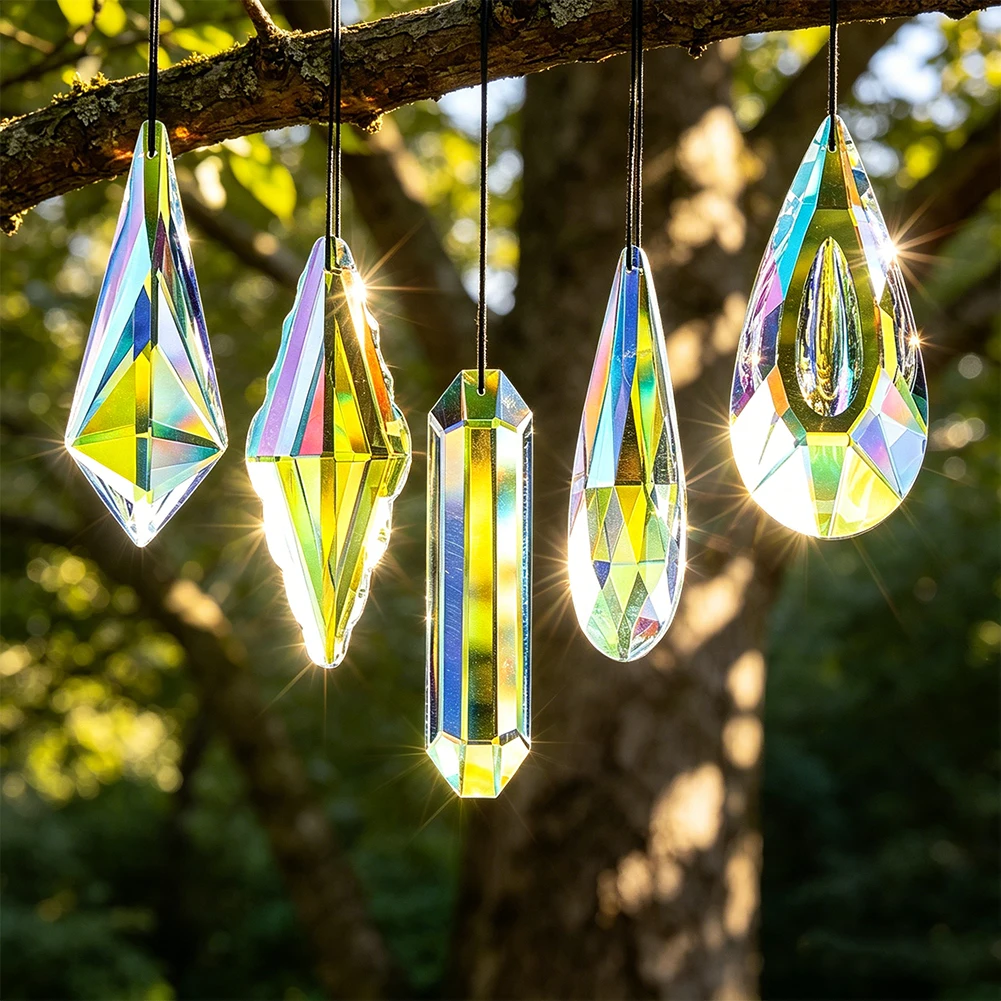 D9 120mm Crystal Suncatcher Window Hanging AB Colored Glass Faceted Prism Sun Lover Rainbow Display Maker Pendant Garden Decor
D9 120mm Crystal Suncatcher Window Hanging AB Colored Glass Faceted Prism Sun Lover Rainbow Display Maker Pendant Garden Decor