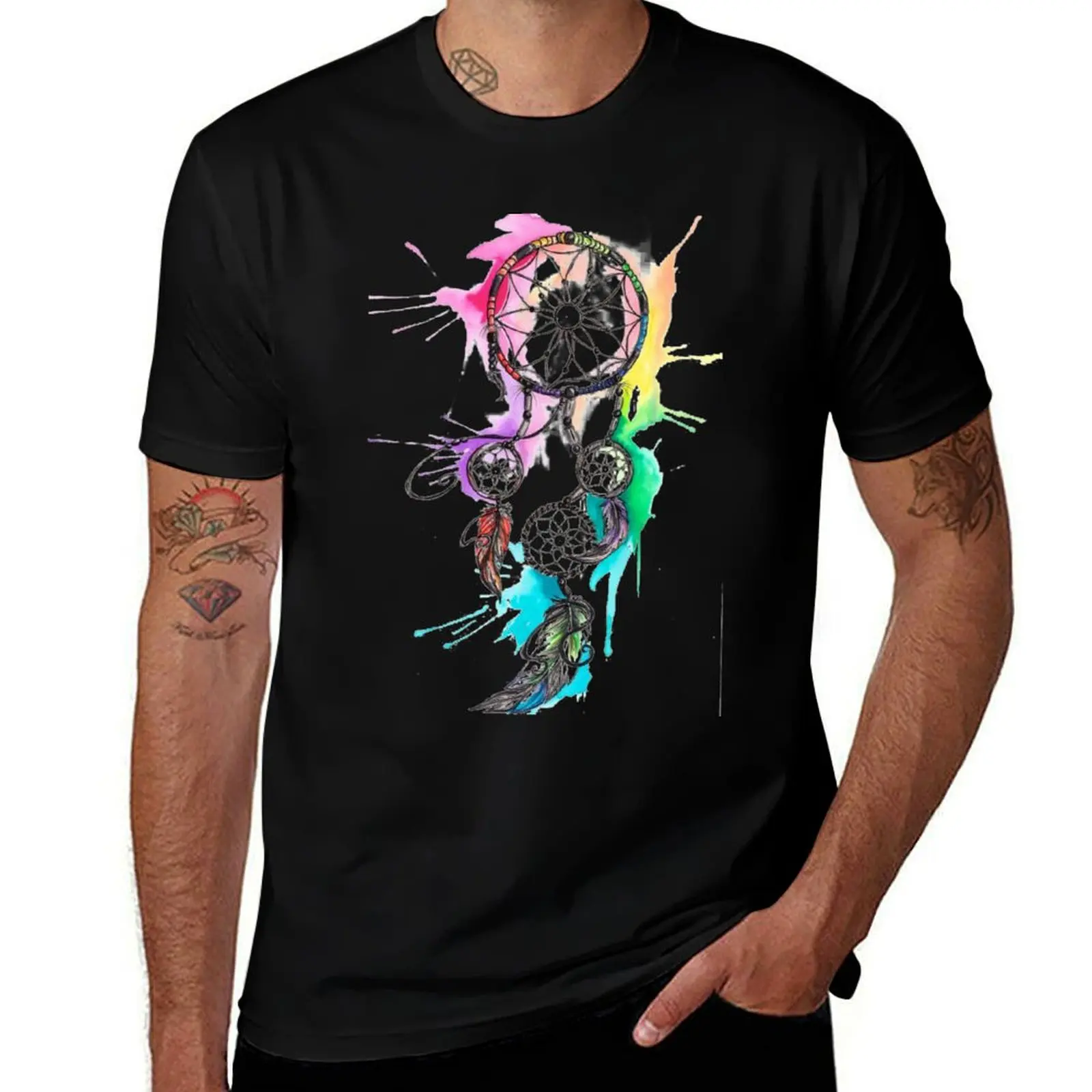 Paintsplash Dreamcatcher T-Shirt t shirt man casual t shirts designer funny t shirts cotton T-Shirt
Paintsplash Dreamcatcher T-Shirt t shirt man casual t shirts designer funny t shirts cotton T-Shirt
