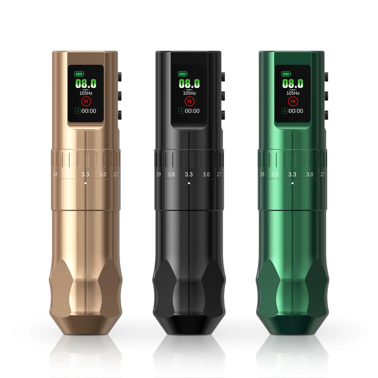 T-Rex Adjustable Stroke Wireless Tattoo Pen, 2.4-4.2mm Rotary Tattoo Machine with LED Display, 1600mAh Battery for Artists
T-Rex Adjustable Stroke Wireless Tattoo Pen, 2.4-4.2mm Rotary Tattoo Machine with LED Display, 1600mAh Battery for Artists