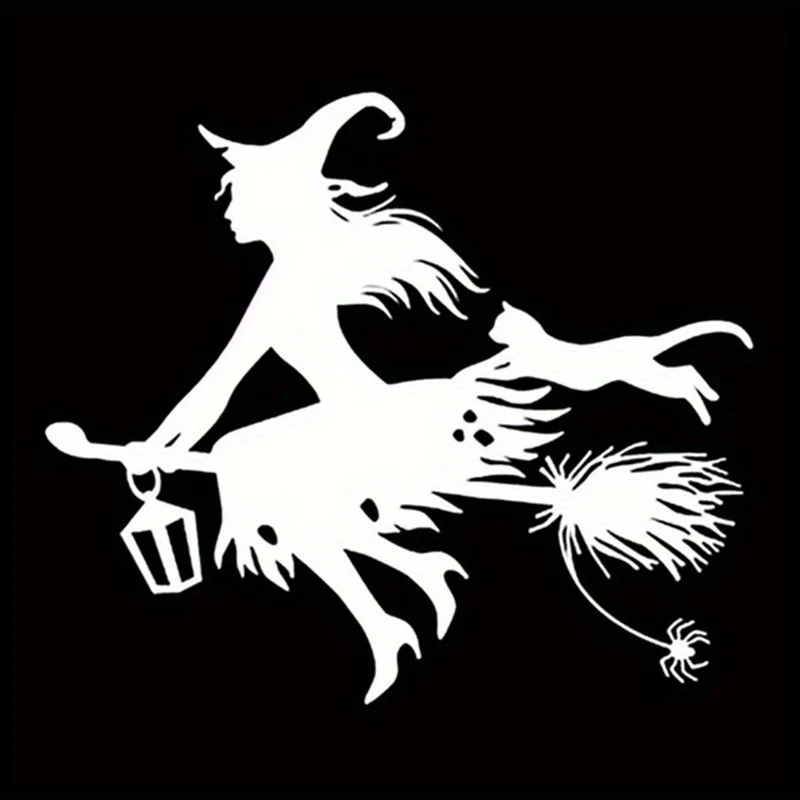 1PC Witch Riding Broom Waterproof Vinyl Sticker For Car Window Motorcycle Helmet Decal
1PC Witch Riding Broom Waterproof Vinyl Sticker For Car Window Motorcycle Helmet Decal