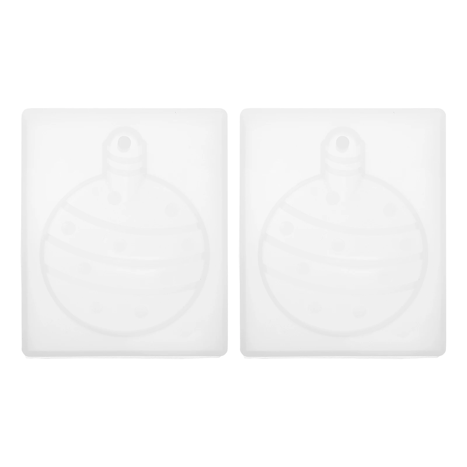 2pcs Christmas Ball Mold Silicone Hanging Pendant Epoxy DIY Jewelry Accessories Making Non Stick Lightweight Practical
2pcs Christmas Ball Mold Silicone Hanging Pendant Epoxy DIY Jewelry Accessories Making Non Stick Lightweight Practical