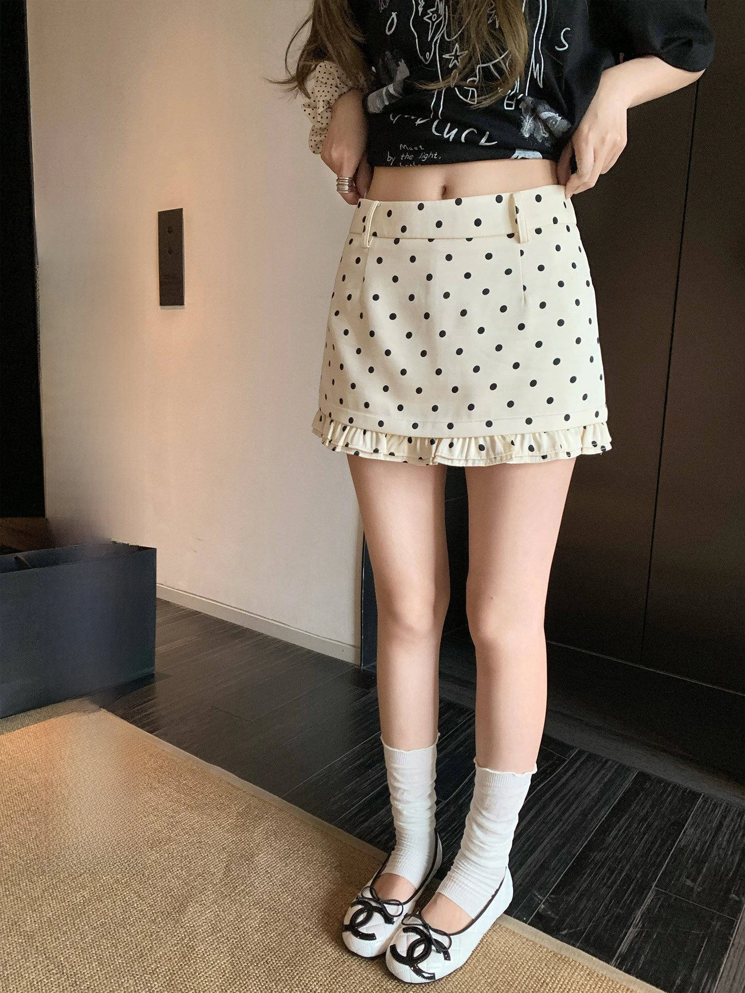 Yuzuqi Polka Dot A-Line Skirt Women's Summer New Style Pleated Wrap around Skirt Short Length Casual Chic Design
Yuzuqi Polka Dot A-Line Skirt Women's Summer New Style Pleated Wrap around Skirt Short Length Casual Chic Design