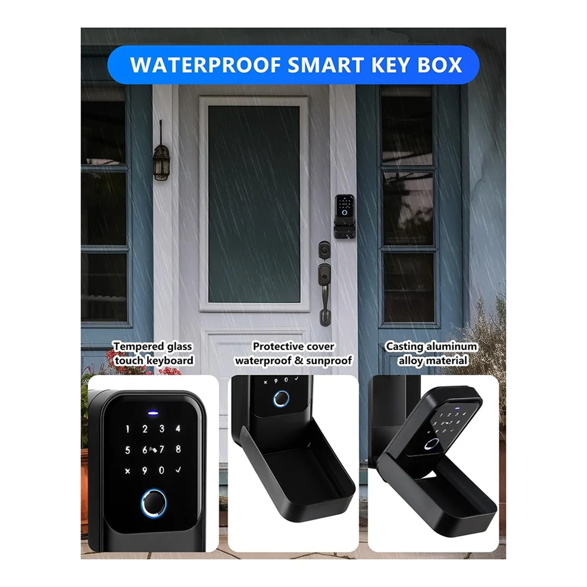Smartlock Box,Key Lock Box Wireless Smart Key Lock Box Electronic Lock Box App, Real Estate Agent Office Home WarehouseHUG
Smartlock Box,Key Lock Box Wireless Smart Key Lock Box Electronic Lock Box App, Real Estate Agent Office Home WarehouseHUG