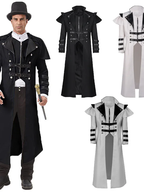 Christmas New Style Halloween Medieval Court Banquet Dress Zipper Slit Long Coat Stage Role Performance Costume Women's Fashion
Christmas New Style Halloween Medieval Court Banquet Dress Zipper Slit Long Coat Stage Role Performance Costume Women's Fashion
