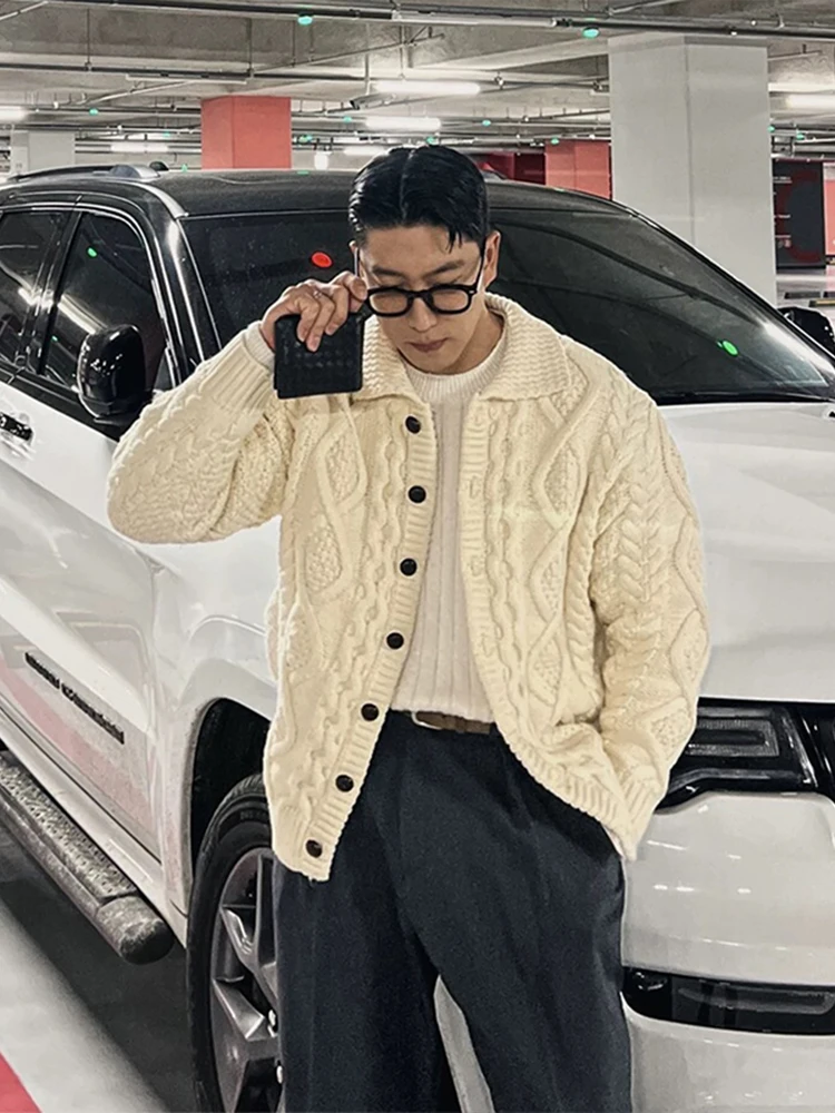 Мужской вязаный кардиган свободного кроя: повседневная зимняя верхняя одежда, комфортный, мягкий, средней толщины, теплый
Мужской вязаный кардиган свободного кроя: повседневная зимняя верхняя одежда, комфортный, мягкий, средней толщины, теплый