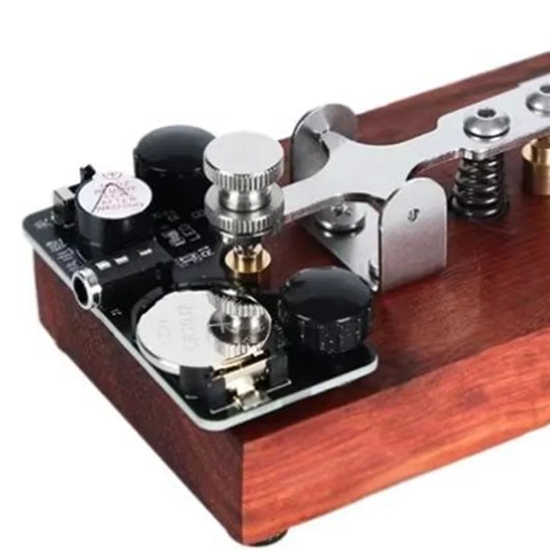 AT82-K-8 Training Electric Key, CW Morse Keyer Shortwave Sound And Light Practice Board
AT82-K-8 Training Electric Key, CW Morse Keyer Shortwave Sound And Light Practice Board