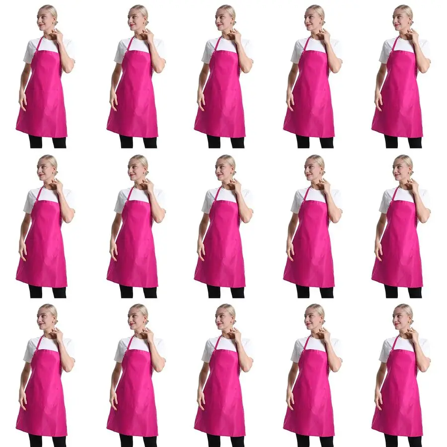 Однотонные фартуки-нагрудники оптом для женщин и мужчин, взрослые, с 2 передними карманами, ярко-розовые, 15 шт., 60x70 см
Однотонные фартуки-нагрудники оптом для женщин и мужчин, взрослые, с 2 передними карманами, ярко-розовые, 15 шт., 60x70 см