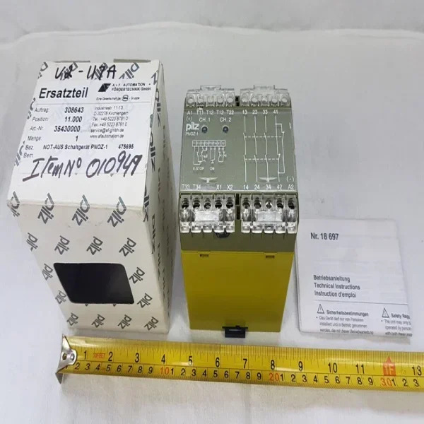 2026 Pnoz-1 Safety Relay - 475695 24vdc 24w 35w 3s10 2 Brand New Original Spot Plc
2026 Pnoz-1 Safety Relay - 475695 24vdc 24w 35w 3s10 2 Brand New Original Spot Plc