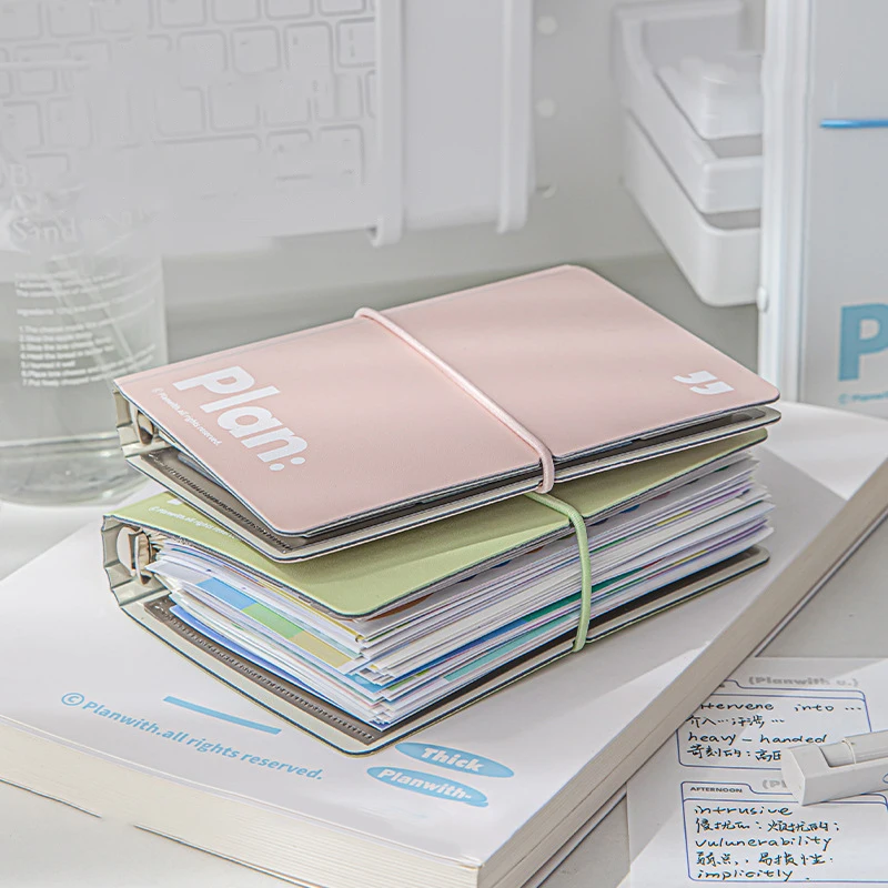 Mini Notebook Loose Leaf Planner Portable Binder Simplicity Notebook Mini Pocket Binder Notebook Student Stationery Gifts
Mini Notebook Loose Leaf Planner Portable Binder Simplicity Notebook Mini Pocket Binder Notebook Student Stationery Gifts