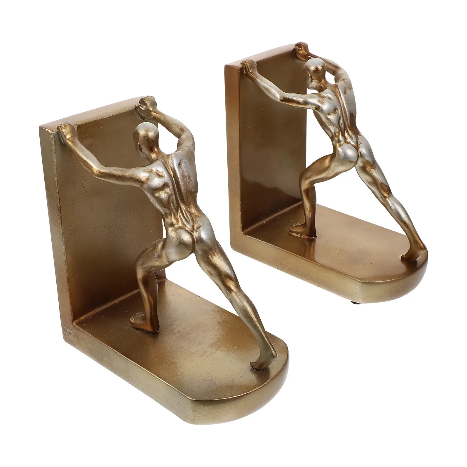 2Pcs Creative Resin Bookends Golden Decorative Home Office Bookshelf Ornaments Modern Minimalist Tabletop Adornments Elegant
2Pcs Creative Resin Bookends Golden Decorative Home Office Bookshelf Ornaments Modern Minimalist Tabletop Adornments Elegant
