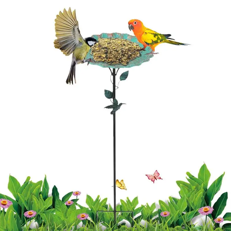 Metal Bird Bath Bird Bath Outdoors Feeder Bowl Stake Multi-Functional Rust-Proof Birdbaths Yard Decor For Farm Pathway Driveway
Metal Bird Bath Bird Bath Outdoors Feeder Bowl Stake Multi-Functional Rust-Proof Birdbaths Yard Decor For Farm Pathway Driveway