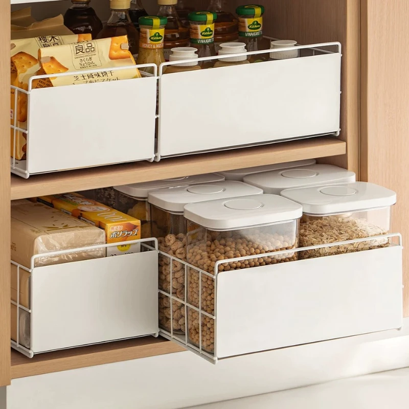 LMM pull-out storage basket under the sink deep cabinet seasoning rack
LMM pull-out storage basket under the sink deep cabinet seasoning rack