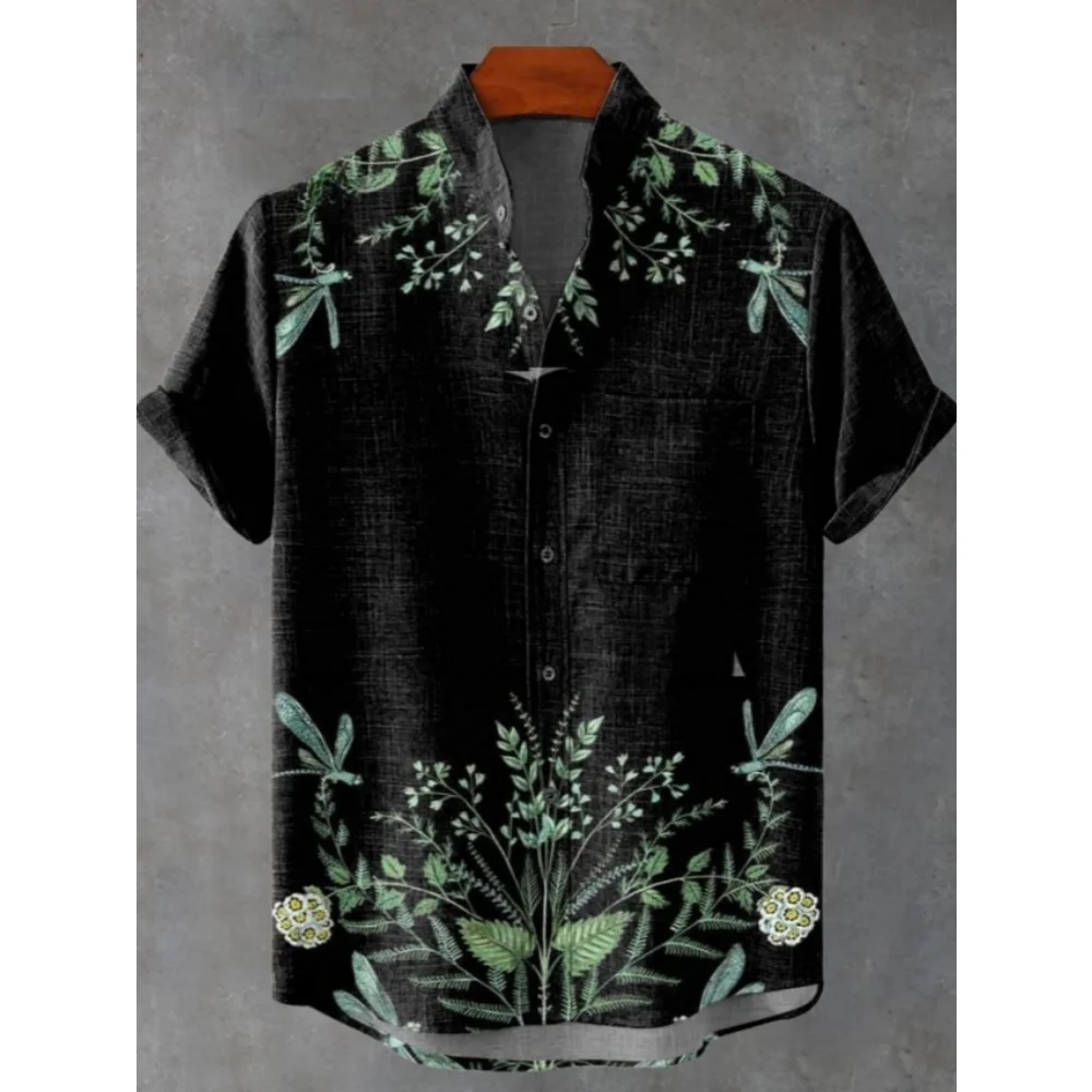 Hawaiian floral pattern retro casual T-shirt men's short sleeved shirt holiday party ethnic style pattern long sleeved linen shi
Hawaiian floral pattern retro casual T-shirt men's short sleeved shirt holiday party ethnic style pattern long sleeved linen shi
