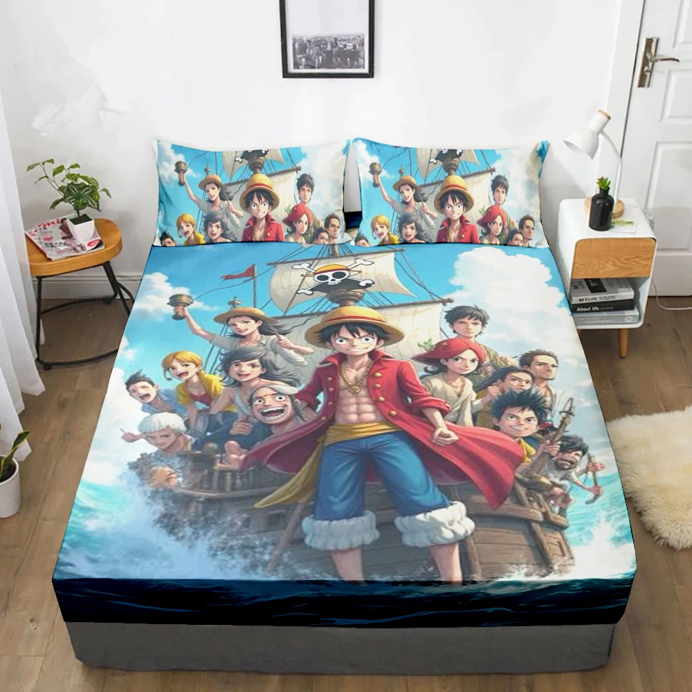 Kids One Piece Fitted Sheet Anime Luffy Bedding Set Bed Cover No Pillowcase for Bedroom Decor Children Teens Gifts
Kids One Piece Fitted Sheet Anime Luffy Bedding Set Bed Cover No Pillowcase for Bedroom Decor Children Teens Gifts