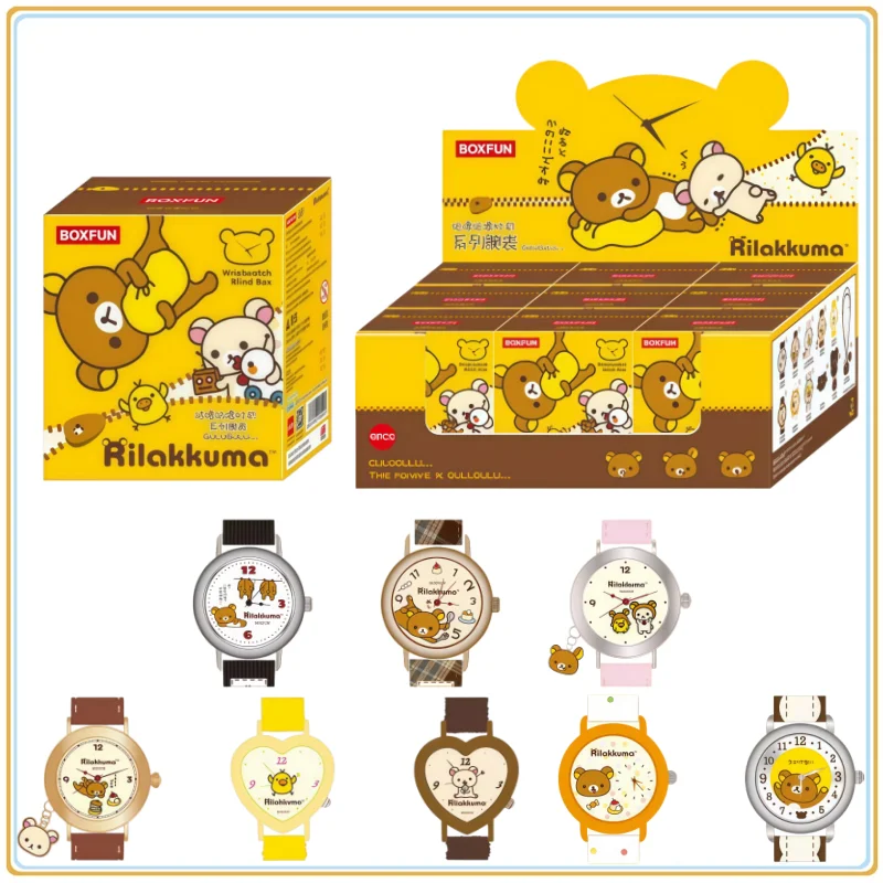 In Stock Original Rilakkuma Gulugulu Easy Bear Series Watches Blind Box Anime Character Doll Collection Fashion Surprise Gifts
In Stock Original Rilakkuma Gulugulu Easy Bear Series Watches Blind Box Anime Character Doll Collection Fashion Surprise Gifts