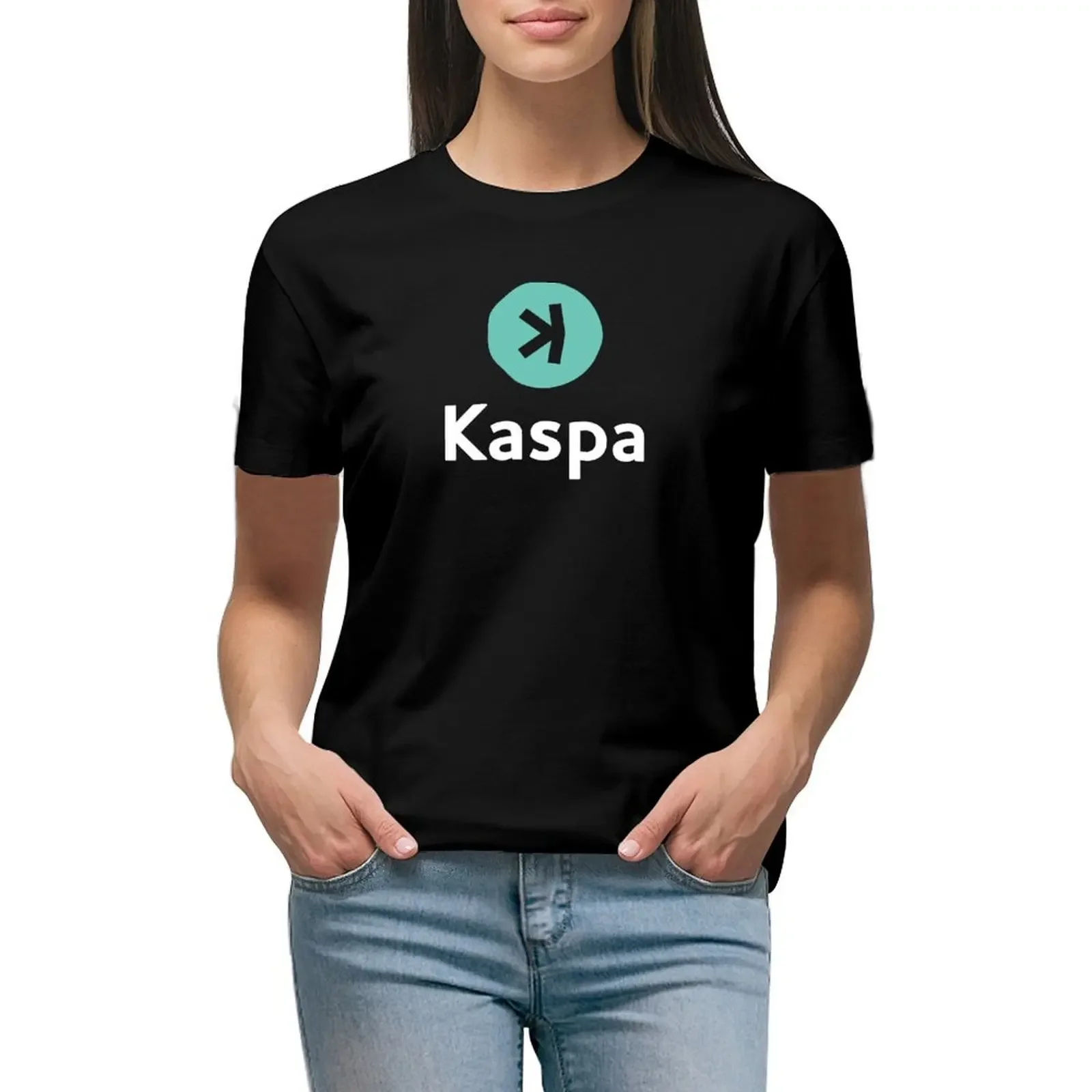 Kaspa KAS Crypto Altcoin - Clean Stacked Green Logo T-Shirt tops kawaii clothes plain female workout t shirts for Women
Kaspa KAS Crypto Altcoin - Clean Stacked Green Logo T-Shirt tops kawaii clothes plain female workout t shirts for Women