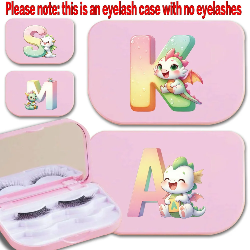 Portable Eyelashes Case Organizer With Mirror Women Eyelashes Receive Box Cartoon Animal Initial Name 26 Letters Pattern
Portable Eyelashes Case Organizer With Mirror Women Eyelashes Receive Box Cartoon Animal Initial Name 26 Letters Pattern
