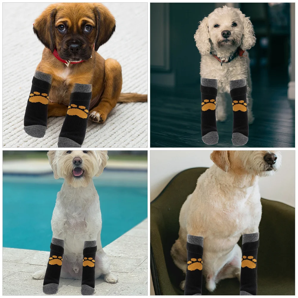 8Pcs Anti-Slip Pet Socks Comfortable Durable Cotton Socks for Small Medium Large Dogs Stylish Design Breathable Portable
8Pcs Anti-Slip Pet Socks Comfortable Durable Cotton Socks for Small Medium Large Dogs Stylish Design Breathable Portable
