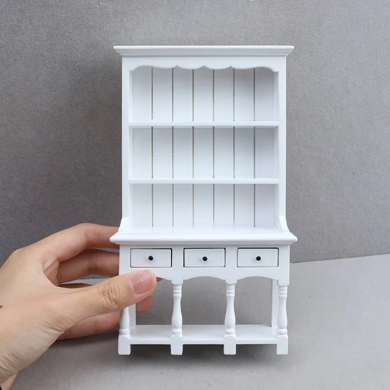 1:12 Dollhouse Accessories Mini Furniture Model Simulation White Wooden Bookcase Kitchen Cabinet Scene Ornament For OB11 Doll
1:12 Dollhouse Accessories Mini Furniture Model Simulation White Wooden Bookcase Kitchen Cabinet Scene Ornament For OB11 Doll