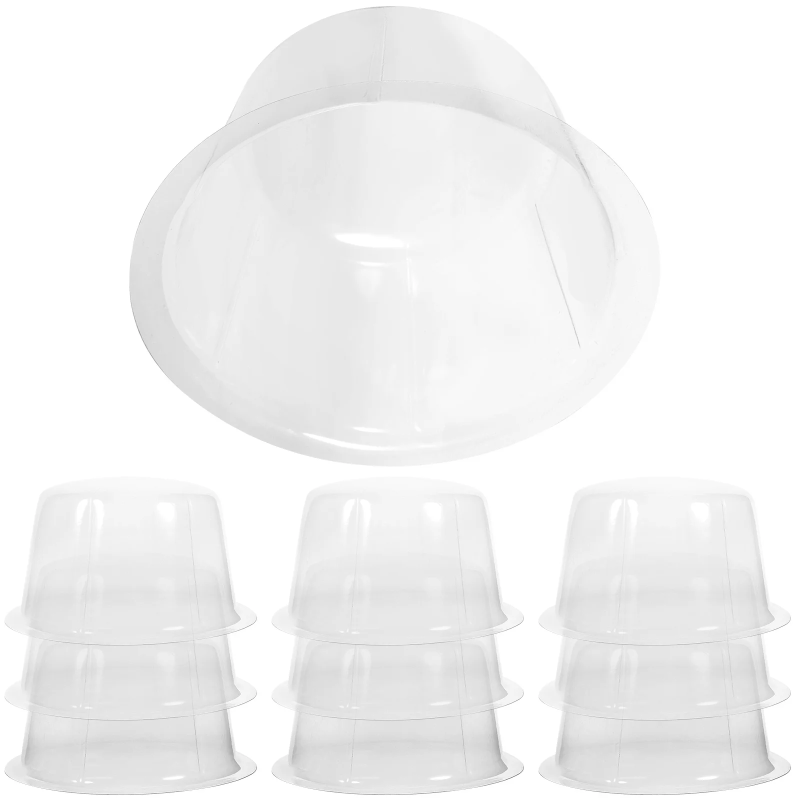 10Pcs Clear Hat Insert Plastic Shaper Holder Stand for Baseball Cap Peaked Cap Display Support Hat Insert Hats Inserts
10Pcs Clear Hat Insert Plastic Shaper Holder Stand for Baseball Cap Peaked Cap Display Support Hat Insert Hats Inserts