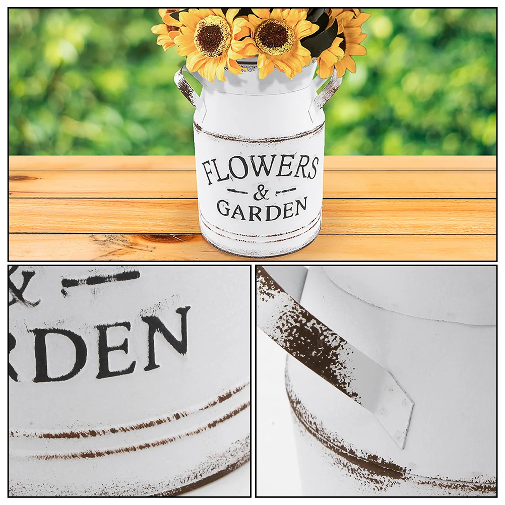 2 Pcs Galvanized Iron Flower Vase Retro Home Decor Plant Pot Bucket Floral Arrangements Durability Sturdy Balcony Indoor
2 Pcs Galvanized Iron Flower Vase Retro Home Decor Plant Pot Bucket Floral Arrangements Durability Sturdy Balcony Indoor