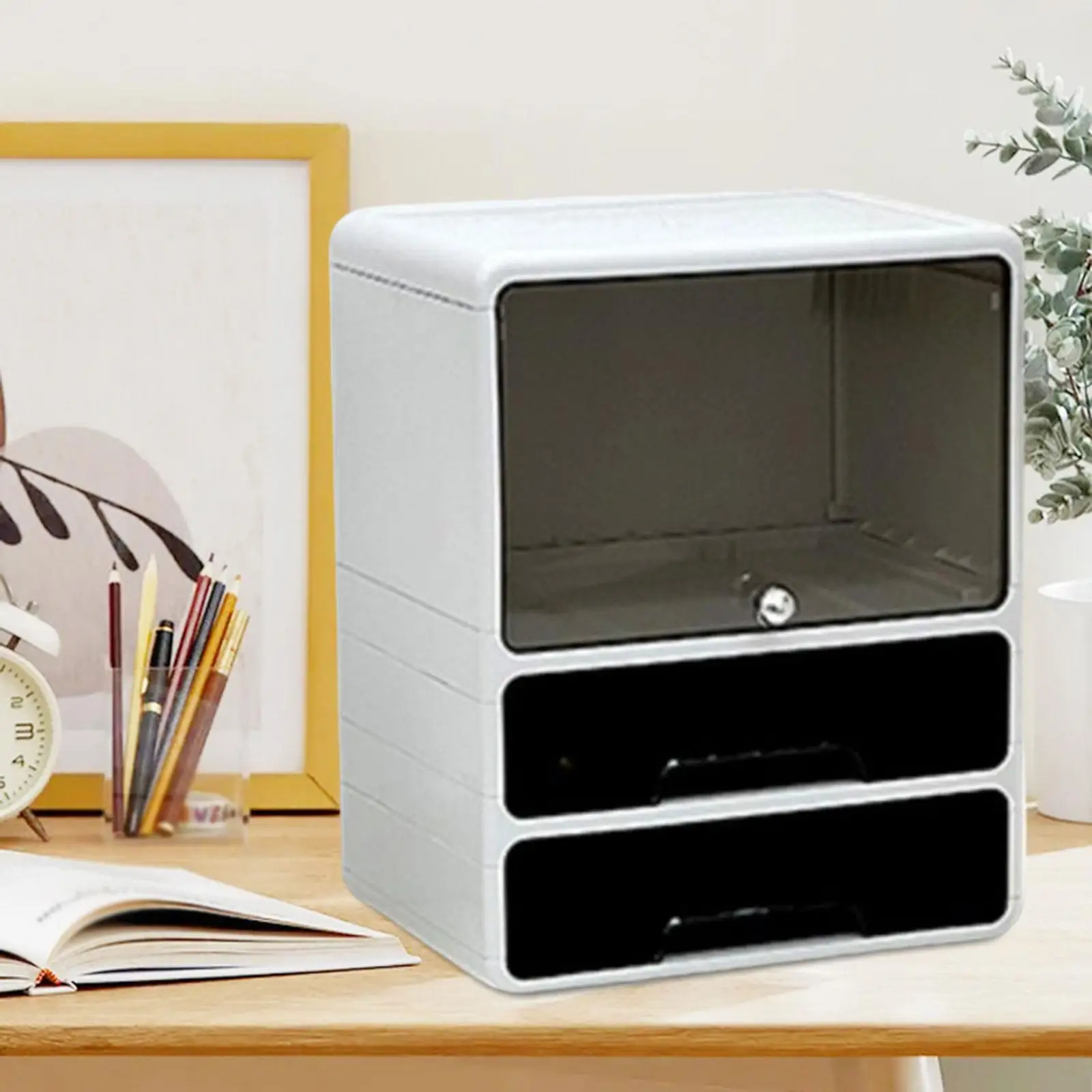 Nice Desktop Storage Box Office Organizer Versatile 3 Layer For Household Files Compact Lidded Stationery Holder Jewelry Case
Nice Desktop Storage Box Office Organizer Versatile 3 Layer For Household Files Compact Lidded Stationery Holder Jewelry Case