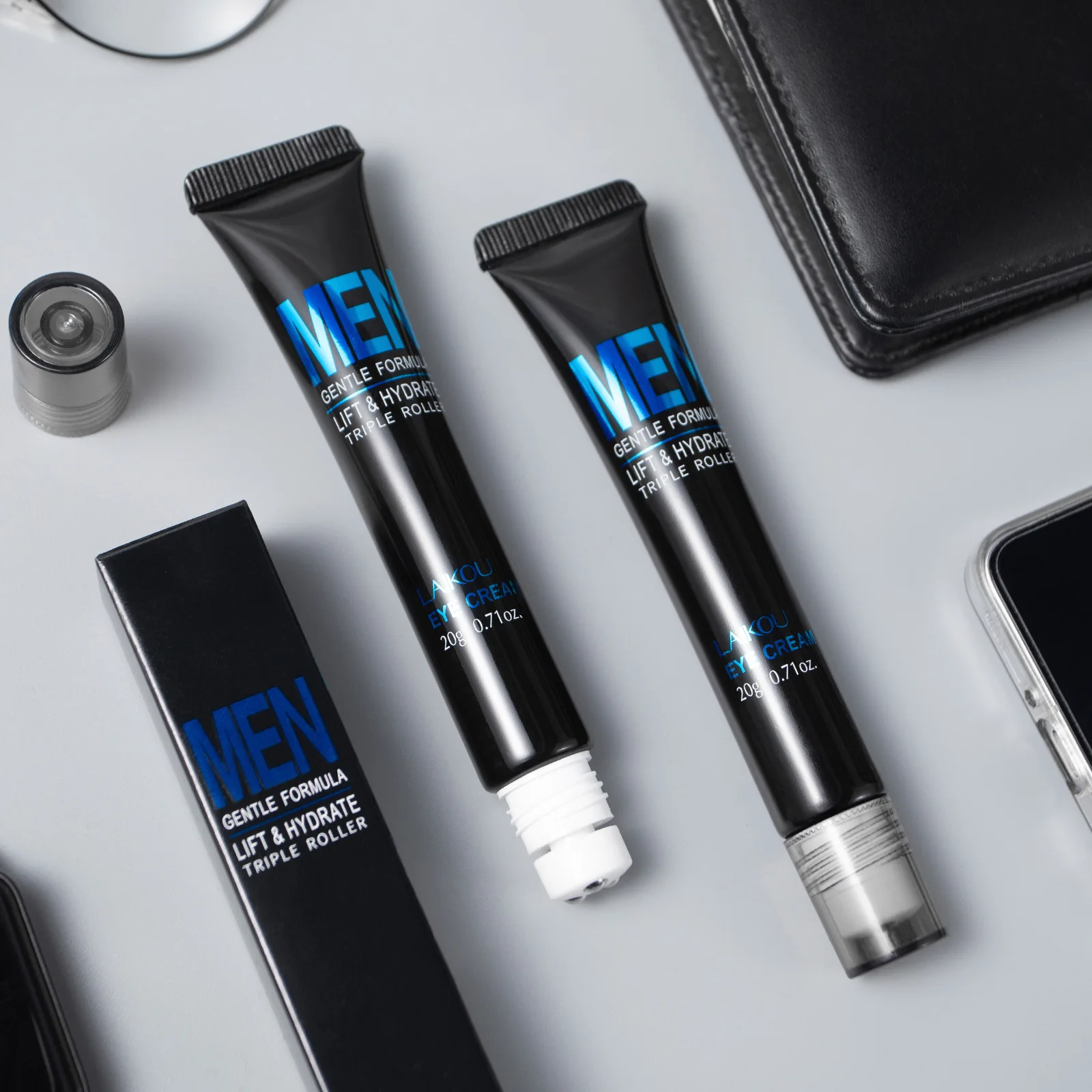 LAIKOU Men Eye Cream 20g, Moisturizing Hydrating Under Eye Cream for Dry Skin, Anti Aging Firming Men Skin Care Fast Absorbing
LAIKOU Men Eye Cream 20g, Moisturizing Hydrating Under Eye Cream for Dry Skin, Anti Aging Firming Men Skin Care Fast Absorbing