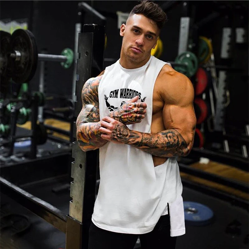 Summer Breathable Extend Cut Off Tank Tops Mens Casual Sport Sleeveless Cotton Shirts Gym Fitness Bodybuilding Muscle Singlets
Summer Breathable Extend Cut Off Tank Tops Mens Casual Sport Sleeveless Cotton Shirts Gym Fitness Bodybuilding Muscle Singlets