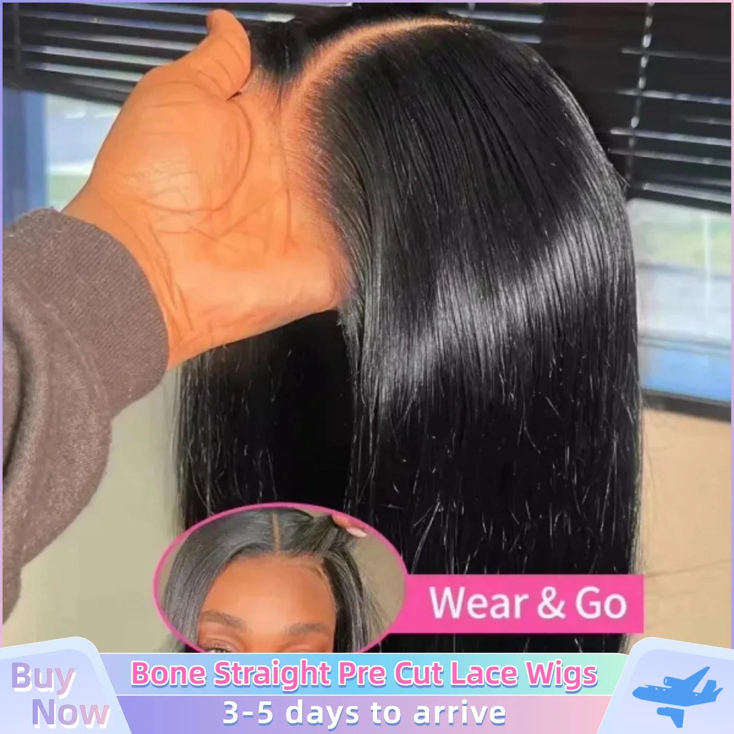 200 Density 4x4 5x5 Pre cut Lace Glueless Wigs Brazilian Human Hair Pre Plucked For Women 13x4 13x6 HD Lace Front Straight Wigs
200 Density 4x4 5x5 Pre cut Lace Glueless Wigs Brazilian Human Hair Pre Plucked For Women 13x4 13x6 HD Lace Front Straight Wigs