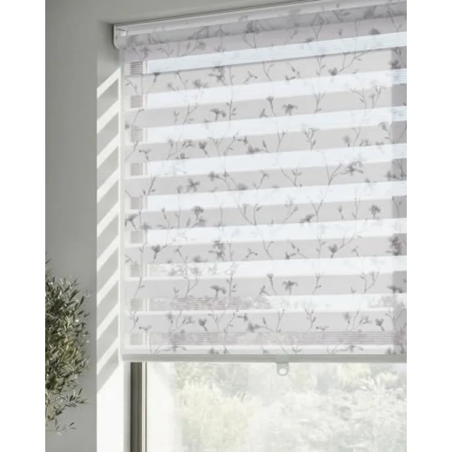 Cordless Zebra Blinds for Windows, Patterned Dual Layer Free-Stop Roller Shades for Ultimate Privacy and Light Control, Elegant
Cordless Zebra Blinds for Windows, Patterned Dual Layer Free-Stop Roller Shades for Ultimate Privacy and Light Control, Elegant