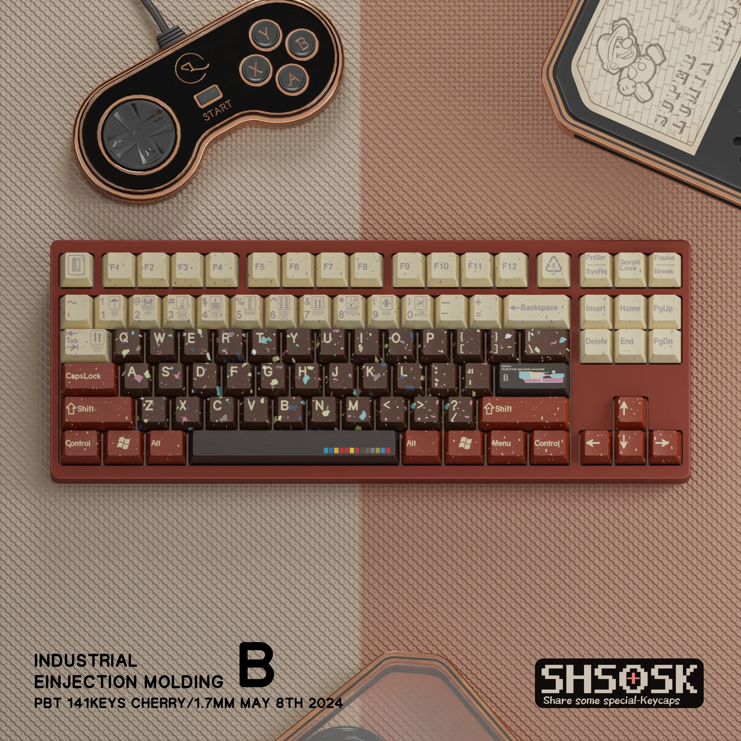 Industrial wind IM five-sided sublimation original factory high shading PBT keycaps custom keyboard wooting
Industrial wind IM five-sided sublimation original factory high shading PBT keycaps custom keyboard wooting