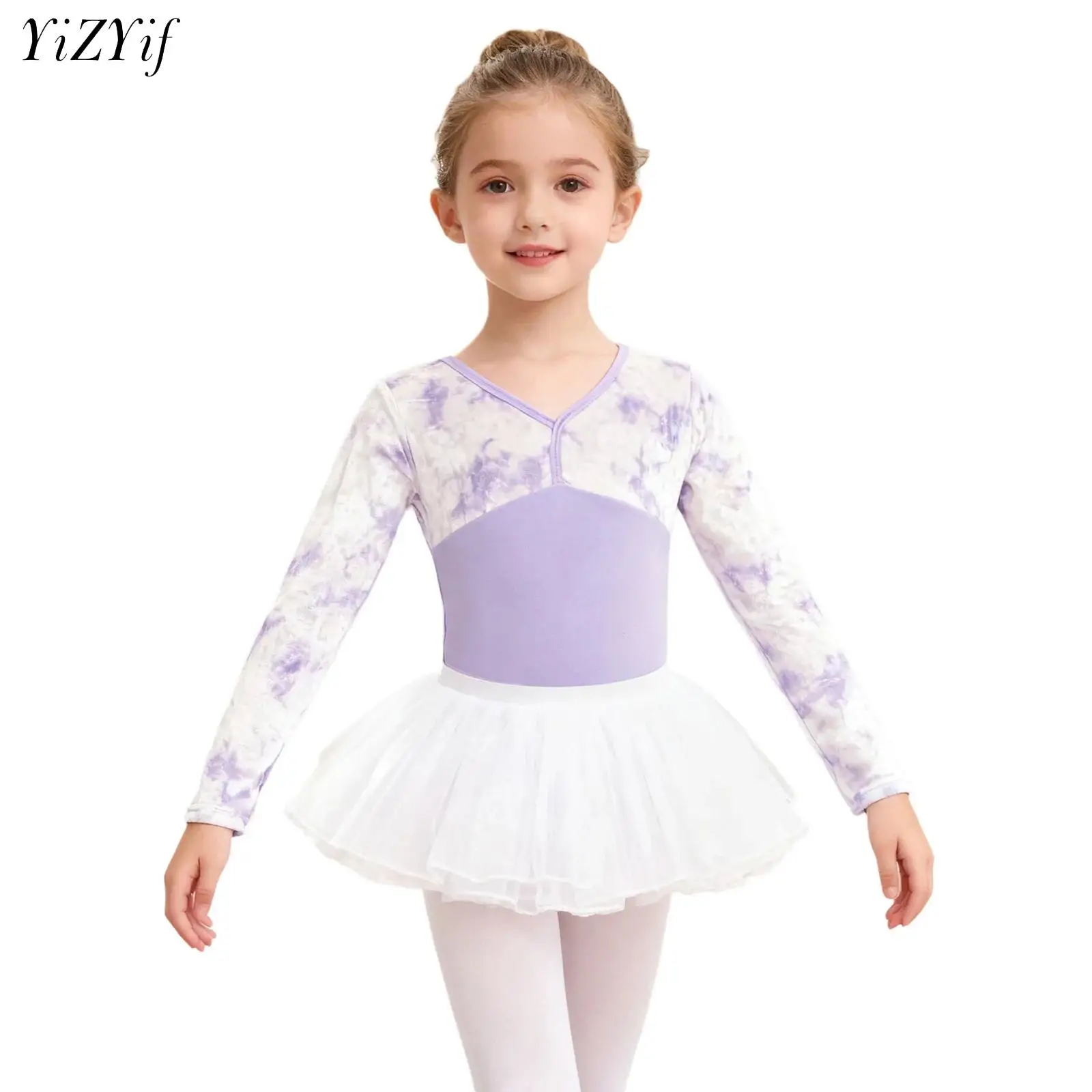 Детские балетные купальники для девочек с V-образным вырезом и длинными рукавами, комбинезоны с юбкой-пачкой из фатина, для балета, гимнастики, тренировок и выступлений
Детские балетные купальники для девочек с V-образным вырезом и длинными рукавами, комбинезоны с юбкой-пачкой из фатина, для балета, гимнастики, тренировок и выступлений