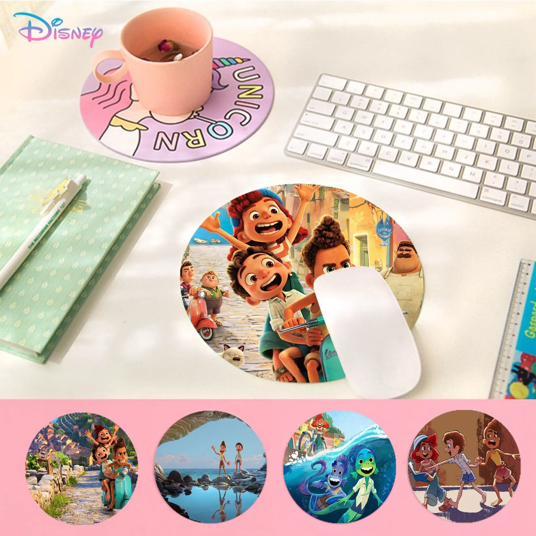 Disney Luca Mousepad Small Round Speed Version Game Computer Keyboard Office Table Mat PC Laptop Mouse Mat Desktop Mat
Disney Luca Mousepad Small Round Speed Version Game Computer Keyboard Office Table Mat PC Laptop Mouse Mat Desktop Mat