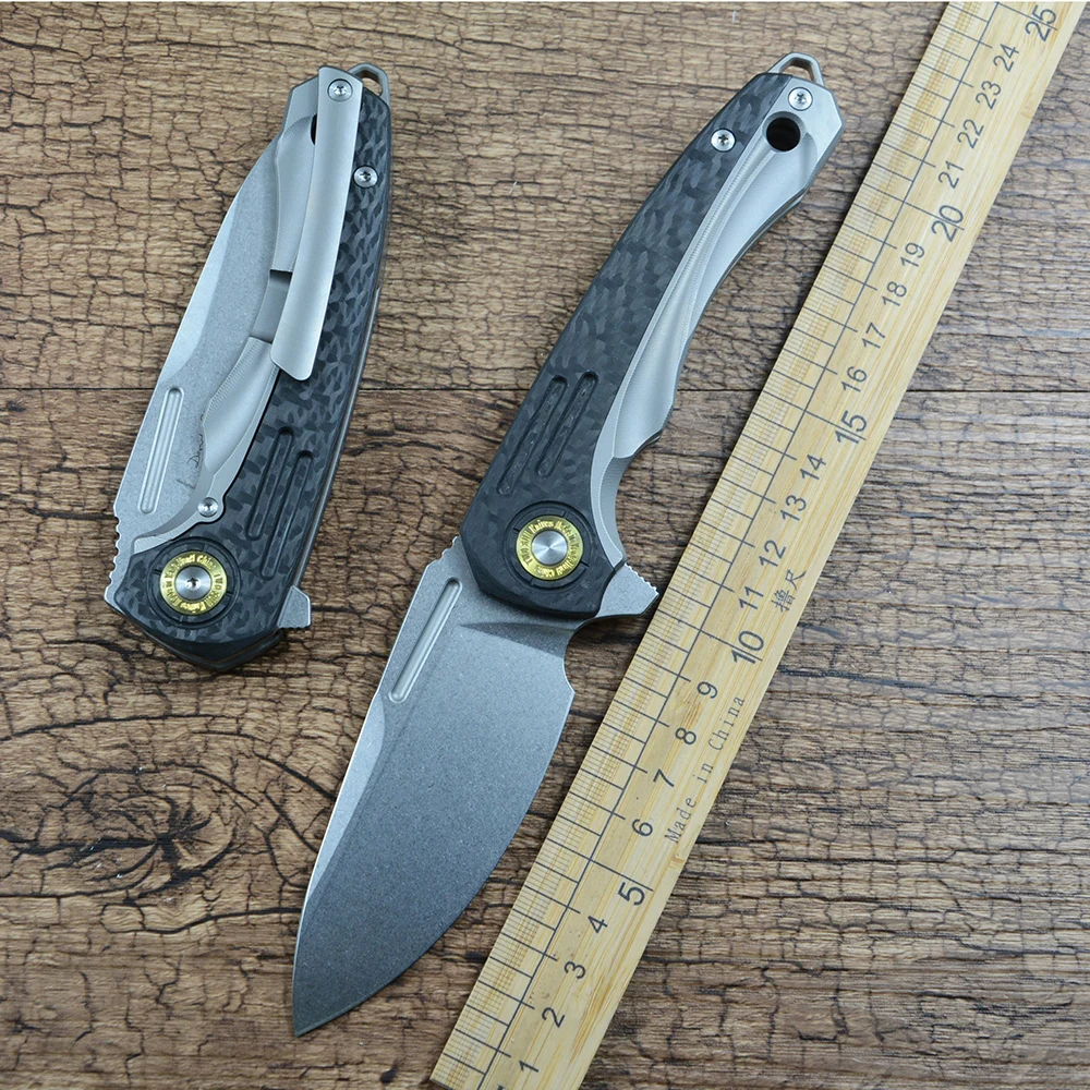 TWOSUN TS530 14C28N Blade Ceramic Ball Bearing Folding Pocket Knife Titanium Handle Outdoor Gears
TWOSUN TS530 14C28N Blade Ceramic Ball Bearing Folding Pocket Knife Titanium Handle Outdoor Gears