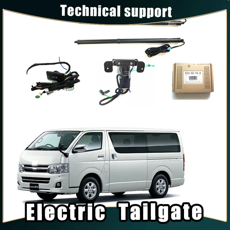 Автомобильный аксессуар для Toyota Hiace 2009-2020, Интеллектуальная электрическая задняя дверь, Модифицированная опорная штанга БАГАЖНИКА АВТОМОБИЛЯ, переключатели задних дверей, запчасти
Автомобильный аксессуар для Toyota Hiace 2009-2020, Интеллектуальная электрическая задняя дверь, Модифицированная опорная штанга БАГАЖНИКА АВТОМОБИЛЯ, переключатели задних дверей, запчасти