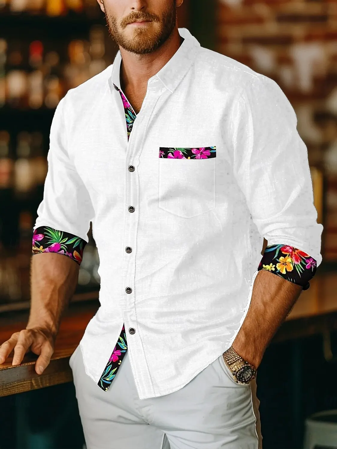 11 color men's shirt linen summer beach shirt long sleeved solid color collar spring summer casual daily men's clothing
11 color men's shirt linen summer beach shirt long sleeved solid color collar spring summer casual daily men's clothing