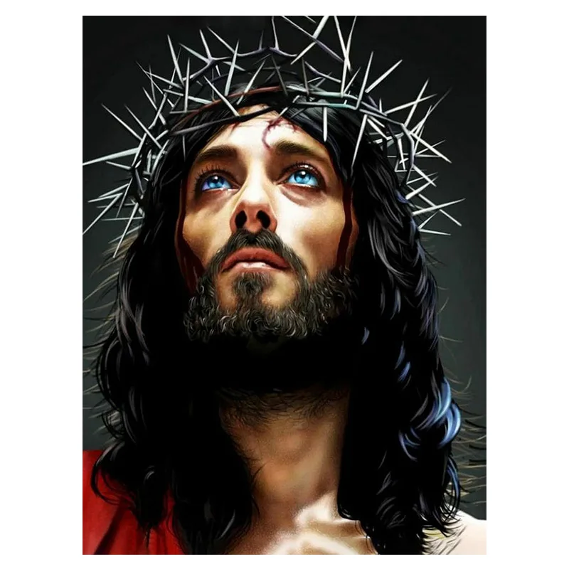 AB Diamond Painting Cross Stitch God loves us, Jesus 5D DIY Embroidery Rhinestone Painting
AB Diamond Painting Cross Stitch God loves us, Jesus 5D DIY Embroidery Rhinestone Painting