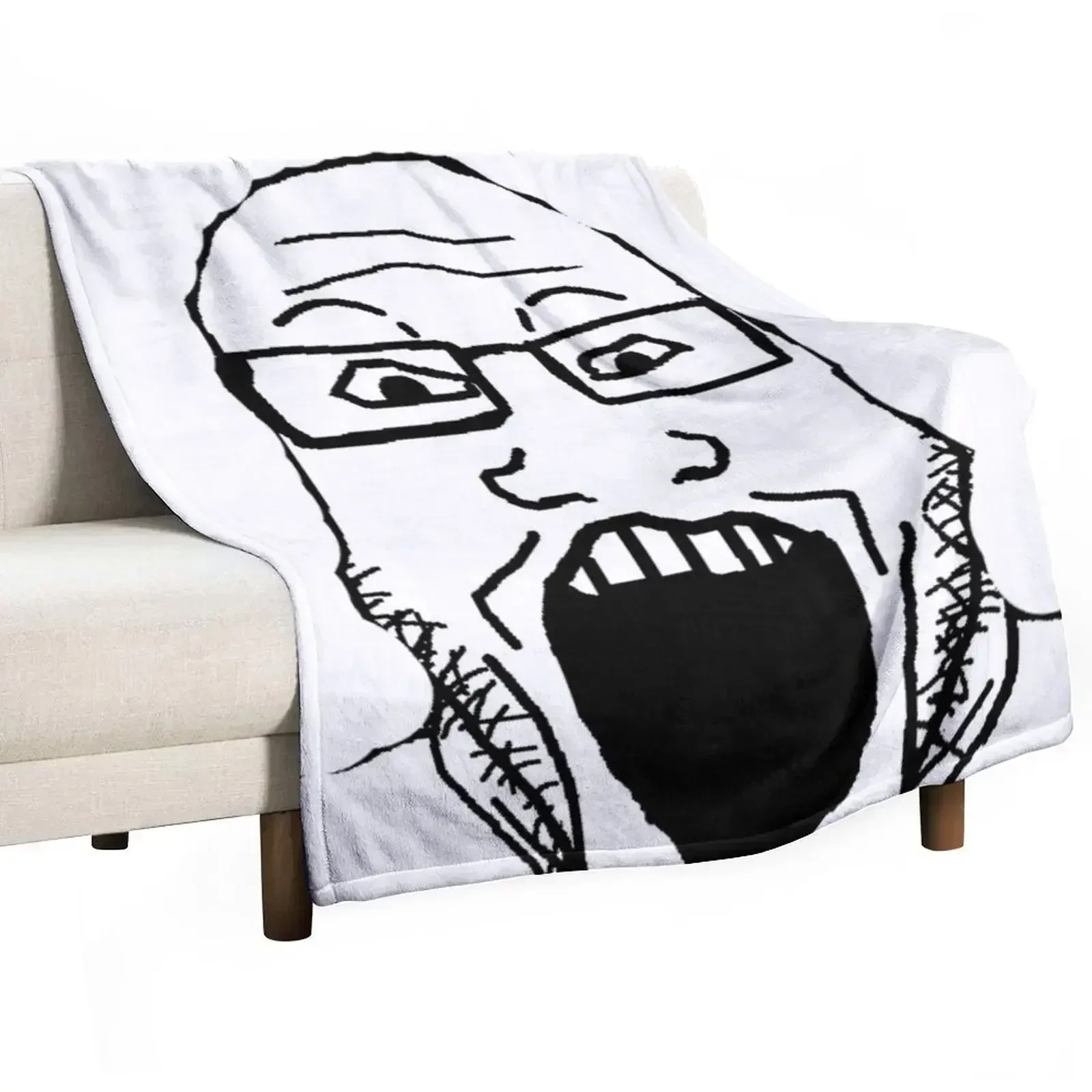 front facing soyjak Throw Blanket Breathable Lightweight Blanket for Adults Kids
front facing soyjak Throw Blanket Breathable Lightweight Blanket for Adults Kids