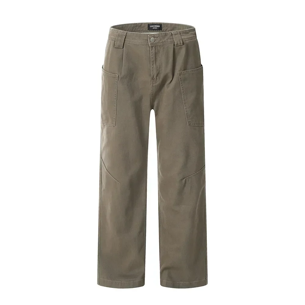 Men's American High-street Work Jeans Long Pants, Loose, Micro-flared, with Large Pockets and Wide-leg Floor-dragging Style.
Men's American High-street Work Jeans Long Pants, Loose, Micro-flared, with Large Pockets and Wide-leg Floor-dragging Style.