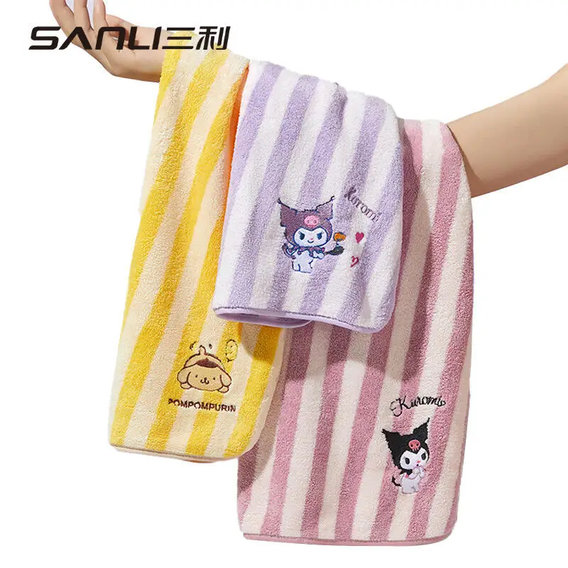 Мягкое впитывающее полотенце для лица Kawaii Sanrio в коллаборации с Kuromi и Pompompurin с вышивкой, подходит для трансграничных продаж
Мягкое впитывающее полотенце для лица Kawaii Sanrio в коллаборации с Kuromi и Pompompurin с вышивкой, подходит для трансграничных продаж