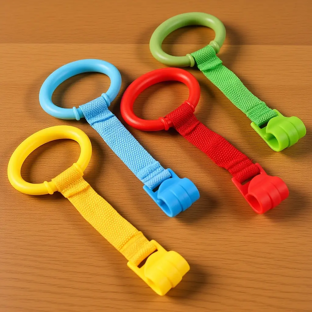 4Pcs Learning Standing Pull Ring Baby Hand Ring for Crib Cot Bed Infant Stand Up Aid Ergonomic Grip Bpa-Free Safe Material
4Pcs Learning Standing Pull Ring Baby Hand Ring for Crib Cot Bed Infant Stand Up Aid Ergonomic Grip Bpa-Free Safe Material