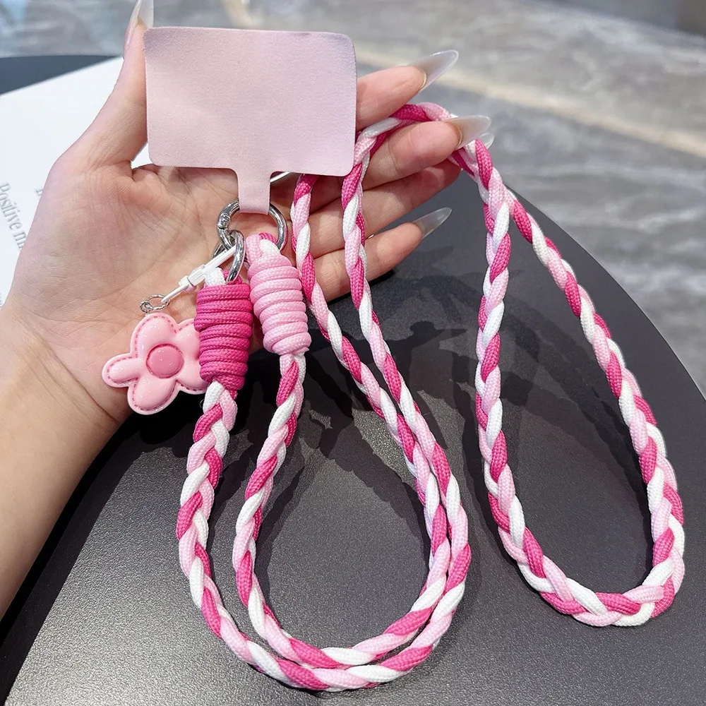 Universal Fit Anti-Lost Phone Crossbody Lanyard Hand-Woven Colorful Phone Case Hanging Rope Dopamine Style Phone Chain Pendant
Universal Fit Anti-Lost Phone Crossbody Lanyard Hand-Woven Colorful Phone Case Hanging Rope Dopamine Style Phone Chain Pendant