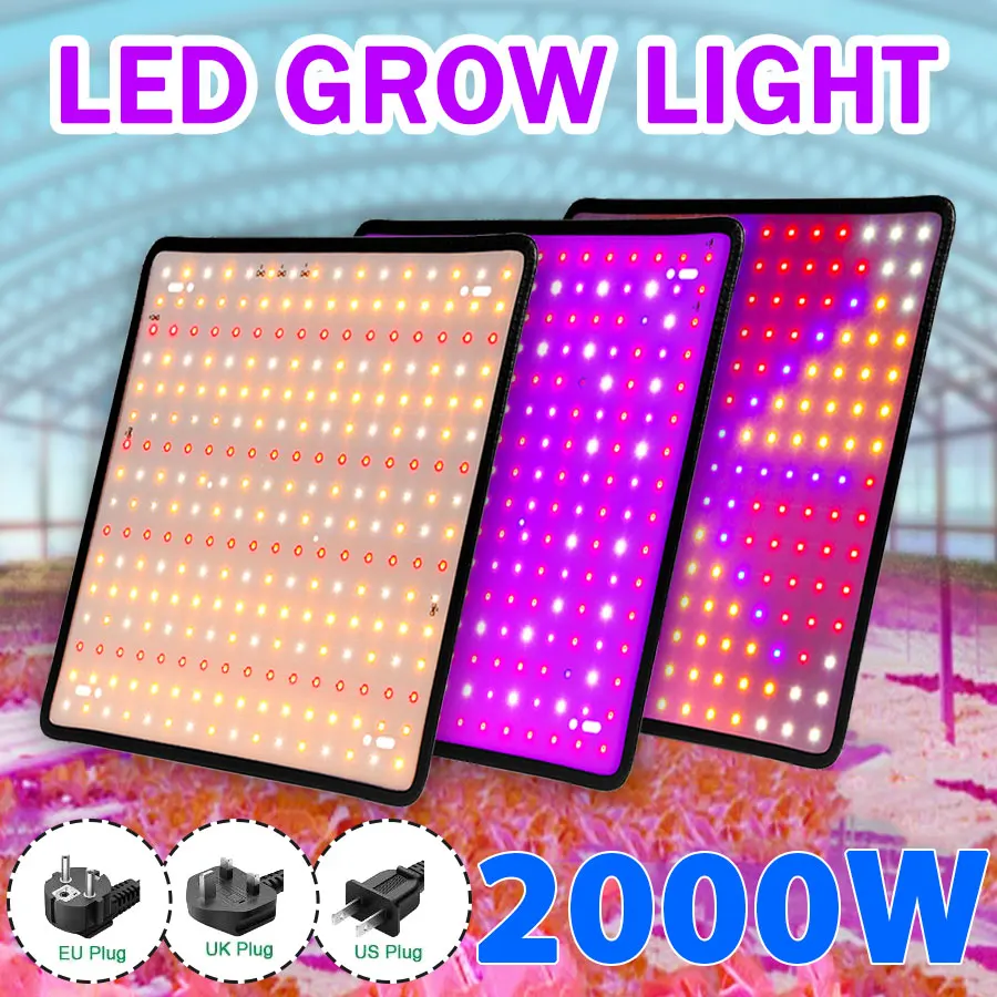 1500W LED Growth Light Quantum Board 220V Full Spectrum Phyto Lamps 1000W Fito Lamps For Plants Lighting Grow Tent US EU UK Plug
1500W LED Growth Light Quantum Board 220V Full Spectrum Phyto Lamps 1000W Fito Lamps For Plants Lighting Grow Tent US EU UK Plug