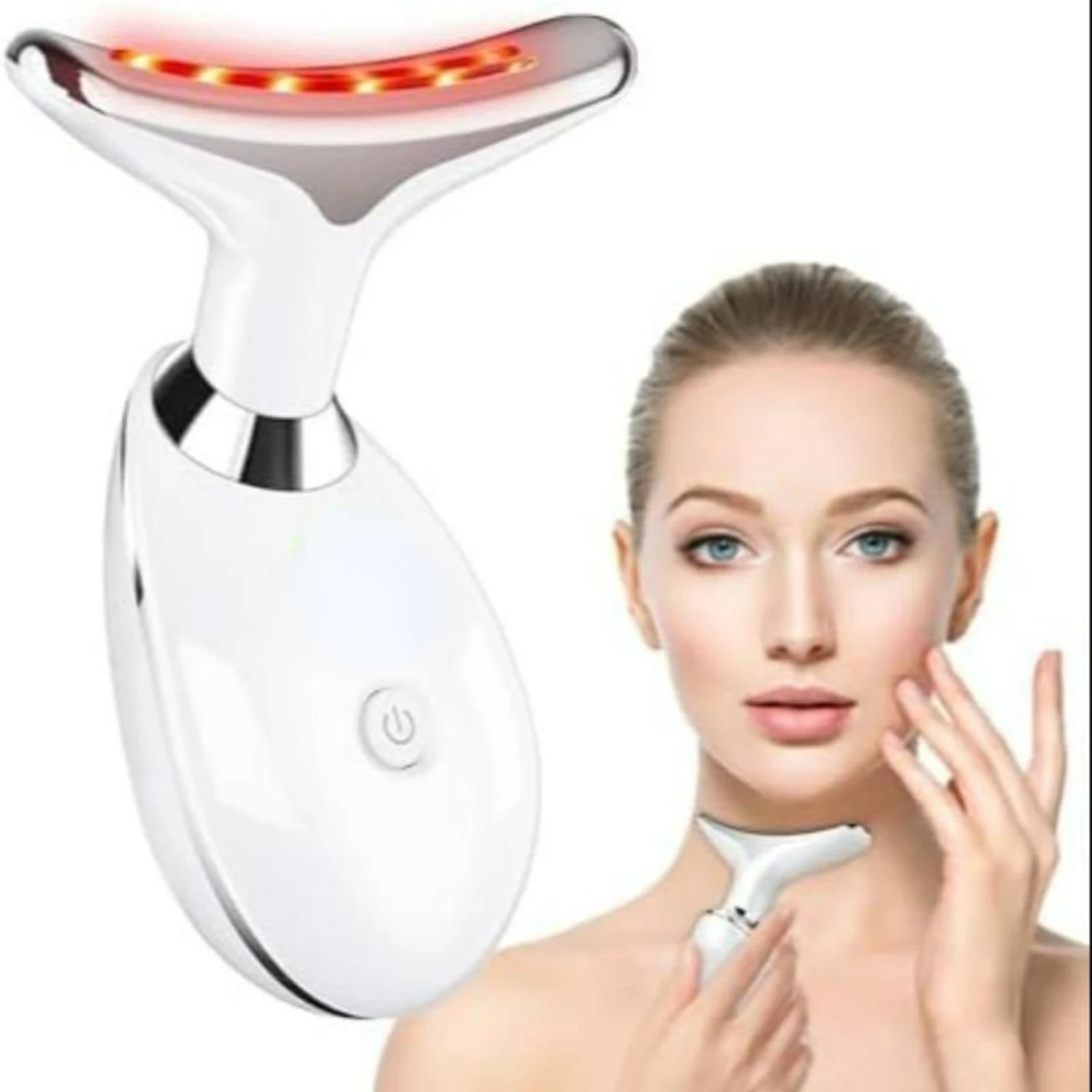 Nourishing LED Light Neck Beauty Device for Deep Cleaning and Three Adjustment Neck Facial Care - Enhancing Skin Elasticity with
Nourishing LED Light Neck Beauty Device for Deep Cleaning and Three Adjustment Neck Facial Care - Enhancing Skin Elasticity with